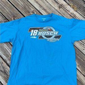 Blue Kyle Busch Graphic T-Shirt